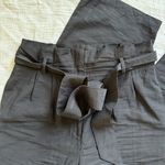 Lost + Wander  Womens Bloody Mary Black Cropped Belted Wide‎ Leg Pants Medium Photo 2