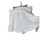 ASOS Design Linen Blend Flat Front Tie Waist Shorts Size 10 Photo 1