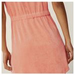 Beyond Yoga Out Of Town Dress Small Peach NEW Sleeveless Terrycloth Beach Lounge Photo 5