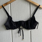 Victoria's Secret VS Swim NWT Wicked Ruched Push Up Bikini Top Adjustable in Black Size 32D Photo 1
