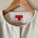Elle  Long Off-White Coat Size 4 Photo 4