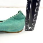 J.Crew  Blue Green Suede Round Toe Slip On Ballet Flats Photo 4