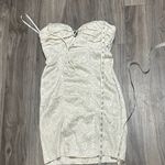 Blondie Nites  Strapless Ivory Dress with Jewel Accent Photo 10