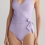 Hanky Panky  Wrap‎ One Piece Swimsuit Size XS Moon Crystal Purple Beach Paddle Photo 0