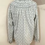 Rebecca Taylor  La Vie Floral Smocked Prairie Style Blouse L Photo 2