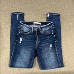 KanCan Blue Skinny Jeans with Stretch and Tapered Leg Size 5 Photo 2