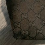 Gucci • Eclipse shoulder bag canvas and leather black Photo 9