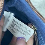 Liz Claiborne Jean Denim Faux Leather Trims bag Photo 6
