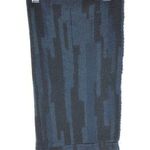 Tahari  Womens Scarf Infinity Geometric Chunky Knit Navy Blue Black 31x18 Photo 0