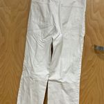 ZARA White High Waisted Jeans Photo 3