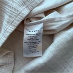 Sézane Sezane Maddie shirt cream button front scalloped detailing Photo 6