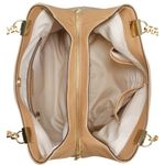 INC  Trippii chain TOTE Carmel/Gold purse Photo 1