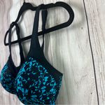 Champion  Black and Blue Patterned Sports Bra Photo 2