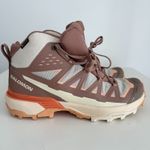 Salomon  X Ultra 360 Edge Womens Hiking Boots 9 Mid Gore Tex Shoes Shortbread Photo 1