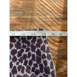 Talbots T1  Women's Leopard Print Straight Pencil Skirt Gray Purple Maroon Size 6 Photo 4