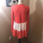 Reborn tunic orange and white block dress small Photo 4