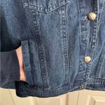 Don’t Mess With Texas Biker Babe denim Jean jacket size small Blue Photo 4