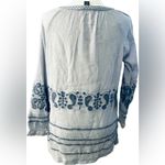 Tommy Bahama  Boho-embroidered top M Photo 8