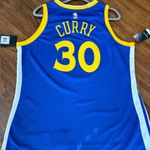 Nike NWT Stephen Curry Golden State Warriors Blue Swingman Jersey size xxl Photo 6