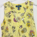 Modcloth NWT Genuine Self Sleeveless Blouse Yellow Astrology Size XS NEW Photo 2