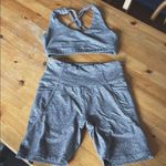 Seaa Athletics Women's Heather Gray Active Set |Shorts + Sports Bra Photo 0