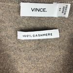 Vince ‎ 100% Cashmere Women's XS Tan Beige V-Neck Sweater Long Sleeved Shirt Photo 4