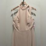 After Six High Neck Halter Backless Maxi‎ Dress Size 8 Photo 4