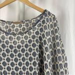 Lavish  Large Boho Flowy Scarf Print Flowy Scoop Neck Boxy Top Tank Top Photo 6