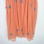 Boston Proper NWOT Embellished Beaded Swing Dress Sleeveless Orange Size XS NEW Photo 11