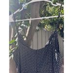 Blue Life  Black & White Polka Dot Lace-Up Dress – Size M Photo 3
