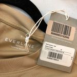 Everlane Womens The Perform Tee Mesh Boxy Cropped Khaki Brown M Photo 5