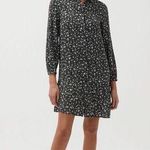 Ocean Fashion New OVS Women's Button Front Midi Shirt Dress Floral Print Peplum Hem 3/4 Sleeve Photo 0