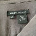 Sandra ingrish brown long sleeved blouse Size XS Photo 4