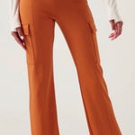 Athleta Delancey Straight Cargo Pants Foliage Orange 882625 Women's Size XS Photo 0