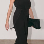 Everlane  Ultimate Jumpsuit Slim Fit Triacetate Black 10 Photo 0