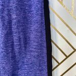 Beyond Yoga  Lattice Side Long Legging Purple Spacedye Black Stripe Size XS Photo 6