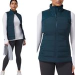 Lululemon Down For It All Vest in Submarine color Size 10 Photo 1
