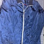 Tommy Hilfiger Navy Windbreaker with White Accents Photo 0