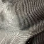 Calvin Klein Water Repellent Puffy Gray Vest Size S/M Faux Knit Design Zip Hood Silver Photo 10