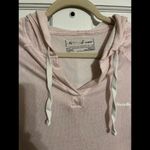 Eddie Bauer  Pale Pink Knit Hoodie size Large Photo 1