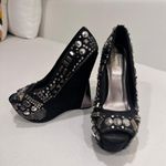 Wild Pair Bedazzled Wedge Heels Photo 1