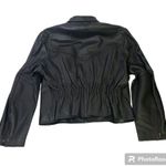 All State Leather Jacket Vintage Coat Biker Moto Zip Up 90s Quilted Lining Size 3X Photo 4