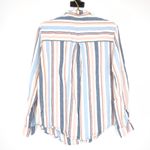 Anthropologie Maeve Chatham Striped Button Down Linen Blend Shirt Photo 2