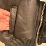 Jason Wu NWT Double Sided Zip Up Bomber Vest Black Size M Photo 2