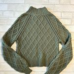 American Eagle  Mock Neck Cable Knit Sweater Photo 3