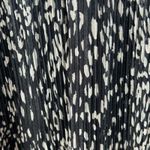 Fever Boudre Black White Crinkle Pleated Pull Photo 9