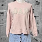 Gap Pink Basic Pull Over Sweater Size Large Cozy Basic Cotton Photo 1