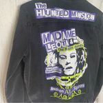 Disney  Trucker Jacket Haunted Mansion Madame Leota Denim Jean Halloween size XS Photo 3