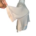 ZARA Woman Midi Crop Bell Sleeve Pullover Peach Blouse keyhole closure small Photo 1