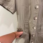 Moda International Beige Cotton Blend Dress Tan Photo 1